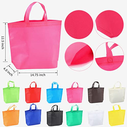 36-Pack Tote Bags Multipurpose Reusable Grocery Bag (yellow Colo 36pack) - color: Yellow Colors 36 Pack