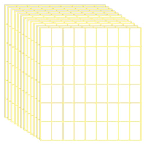 1620 Pcs File Folder Labels 0.6 x 1 Inch Blank Name Labels White Labels Stickers Writable Food Labels for Jars Boxes Envelopes School Office Kitchen - color: 1620pcs 28x16 Mm