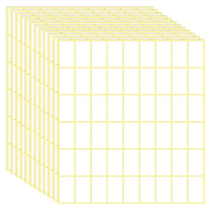1620 Pcs File Folder Labels 0.6 x 1 Inch Blank Name Labels White Labels Stickers Writable Food Labels for Jars Boxes Envelopes School Office Kitchen - color: 1620pcs 28x16 Mm