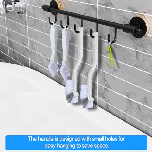 Asltw Crevice Cleaning Brush Set, 6-Piece Gap and Grout Detail Brushes