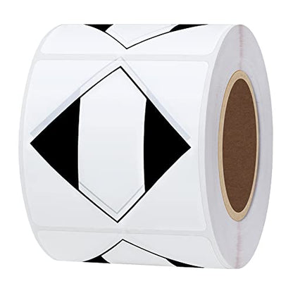 Shipping Labels Transport Stickers Limited Quantity of Dangerous Goods Black Diamond Label, 2"x2", 300 Per Roll - size: 2x2 inch