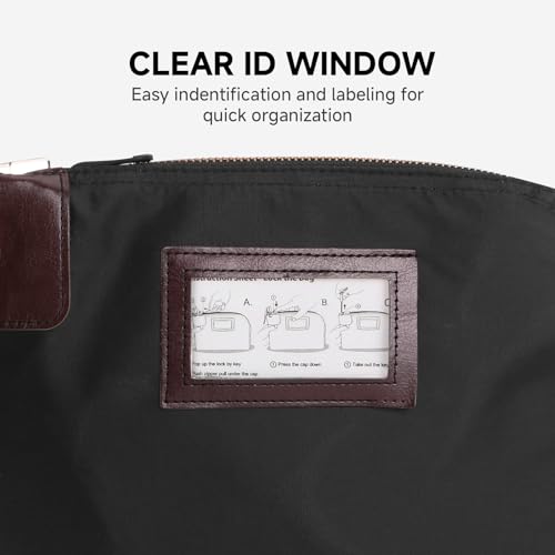 Eagle Locking Money Bag for Cash, Bank Deposits and Documents