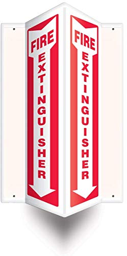 AccuformNMC Fire Extinguisher 3D Projection Sign - style: 3D Projection