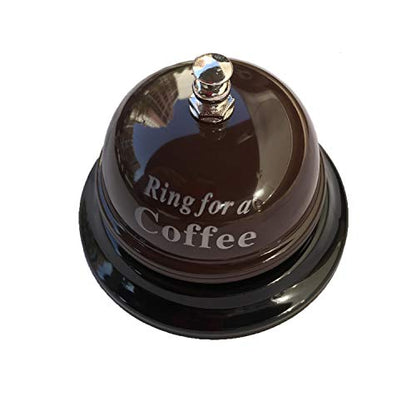 Cute Desk/Kitchen/Bar Counter Top Service Call Bell Ring (Ring for Coffee) - color: Ring for Coffee