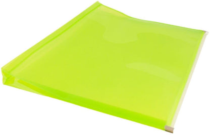 JAM PAPER Plastic Envelopes with Zip Closure - Letter Booklet - 9 3/4 x 13 - Lime Green - 3/Pack - color: Lime Green, size: Letter Size - 3 Pack