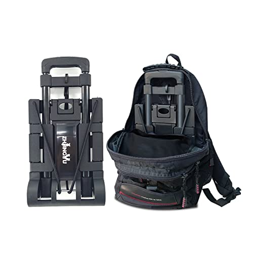 Folding Hand Truck Small Dolly,Foldable Utility cart with 4 Wheels - color: 4 Wheel Iron