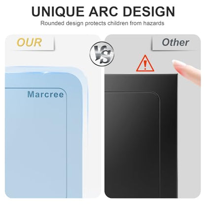 Marcree Mini Safe Box, 0.23 Cub Home Safes for Kids, Blue Small Safe - color: 0.23 cuft-BLUE
