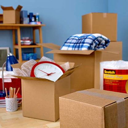 Scotch Tough Grip Moving Packing Tape, Clear, Moving Tape that Secures Boxes up to 80 Pounds, 1.88 in. x 54.6 yd., 1 Tape Roll - size: 1 Roll