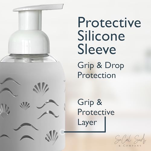 Foaming Glass Hand Soap Dispenser Sand Foam 8oz - color: Sand