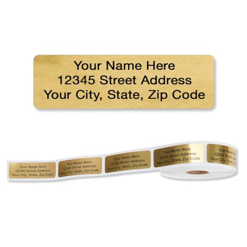 Colorful Images Return Address Labels, 3/4" x 2 1/2" - color: Gold, size: 250 Count