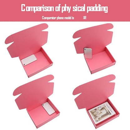 Pink Shipping Packaging MEIANJU Hard Cardboard Shipping Box Gift Wrap Boxes - color: Pink-20PCS