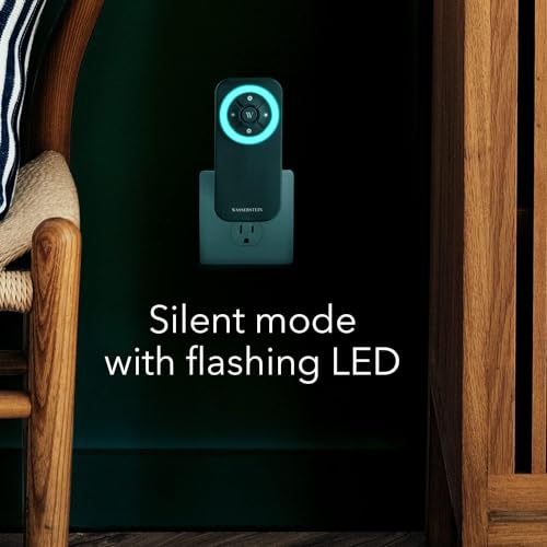 Wasserstein Doorbell Chime - Compatible with Blink Video Doorbell (1-Pack, Black) - color: Black for Blink