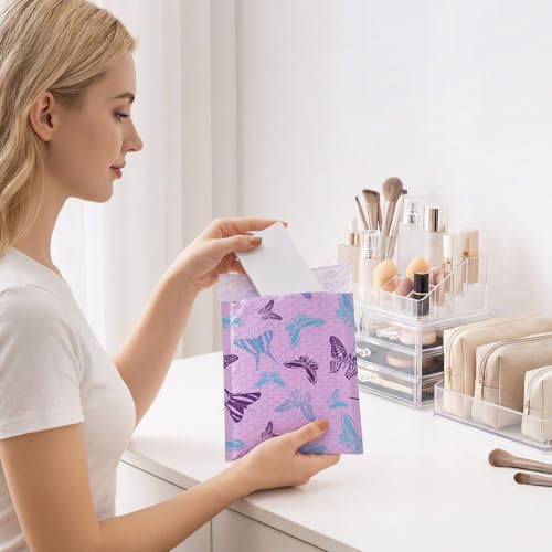 Fuxury Bubble Mailers 6x10" Pinkish-Purple Padded Envelopes 600 Pack - color: Blue-Purple Butterfly, size: 6x10" 600 PC