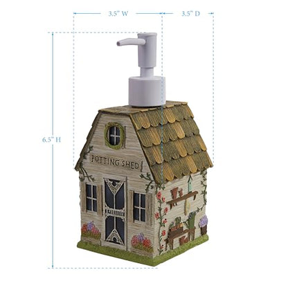 Park Designs Spring Shed Soap Dispenser, Antique - color: Spring Shed