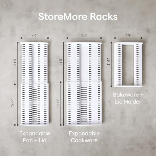 YouCopia StoreMore Bakeware Rack, Adjustable Dividers, Baking Pan Organizer - size: Bakeware Rack Premium