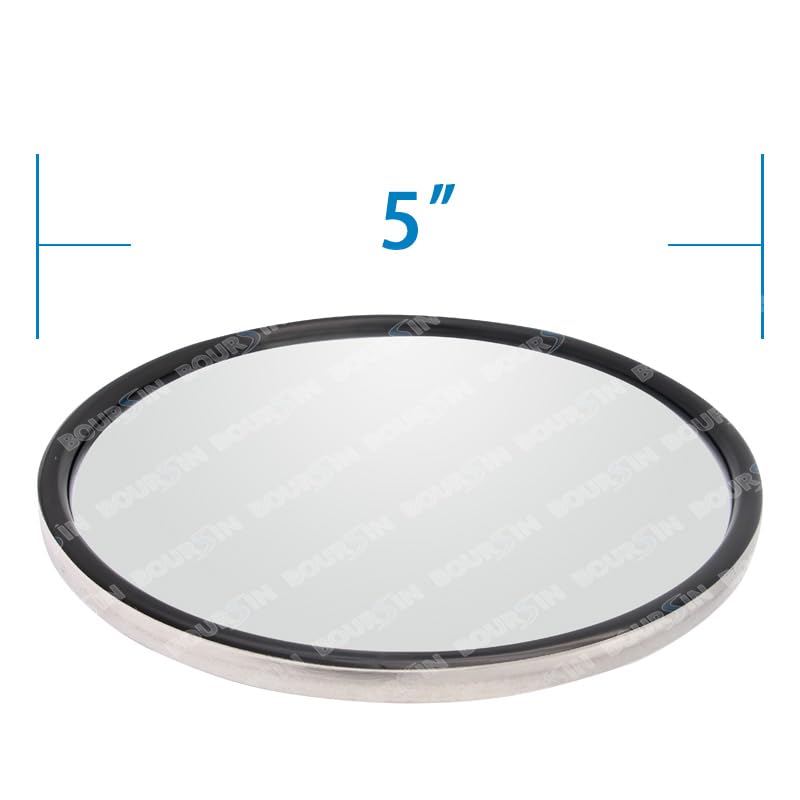 5 Inch Convex Round Mirror Blind Spot For Isuzu NPR NQR NRR FSR FVR FRR Mitsubishi Fuso Canter Truck Bus Atv Utv Adjustable Bracket 2Pcs - color: 2 Pcs