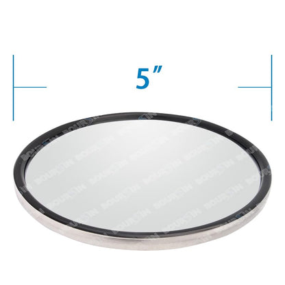 5 Inch Convex Round Mirror Blind Spot For Isuzu NPR NPR-HD NQR NRR FSR FVR FRR Truck Bus Atv Utv Adjustable Bracket - color: 1 Pcs