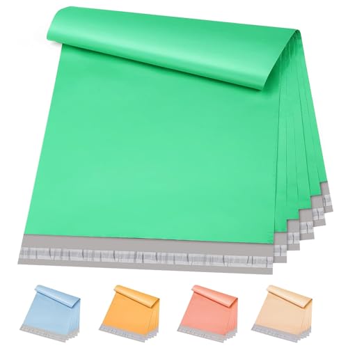 Metronic Poly Mailers Bags Large Shipping Bags 14.5x19 100 Pcs Green - color: Green, size: 14.5x19 100PC