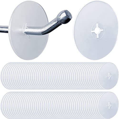 Gluposti Peg Hook Stopper Inventory Control Clips, 100 Disc Peg Stoppers