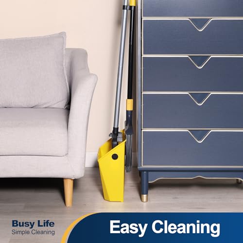 Yocada Commercial Broom and Dustpan Set with Comb Commercial Outdoor Indoor - size: Size One