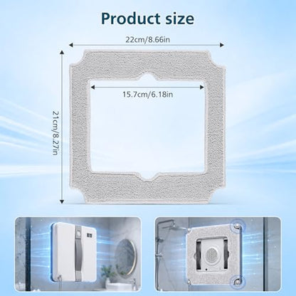 14 Pack Replacement Mop Pads for ECOVACS WINBOT Mini Window Cleaning Robot - size: 14 Pack-Winbot Mini Mop Pads