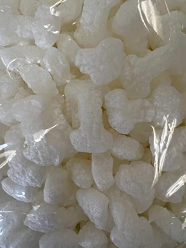 Bubblefast! Brand FunPak MiniPack Plant Based Biodegradable Packing Peanuts, 0.60 cu ft Bag, Compostable (Dog Bones) - style: Dog Bones