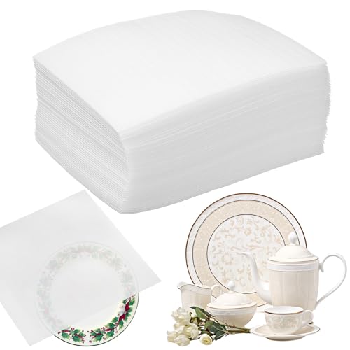 uxcell 50 Pcs Cushion Foam Pouches, 5" x 4" Cushioning Packing Supplies Cushioning Foam Padding Sheets for Moving and Packaging Dishes, China, Books, Photo Frame - size: 12 x 10 cm/4.7 x 3.9 inches