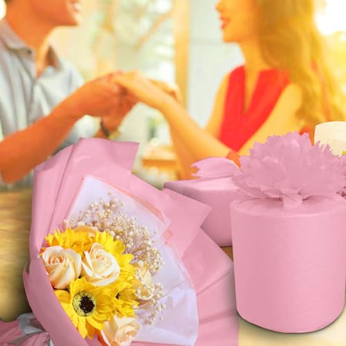 Jkopsnr 100 Sheets Pink Tissue Paper 20x14 Inches - color: Pink, size: 14x20