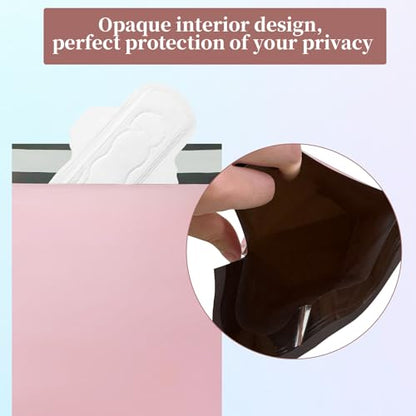 Sanitary Napkin Disposal Bags, 100pcs Pink, Opaque Sealed Design for Privacy Protection - color: Pink