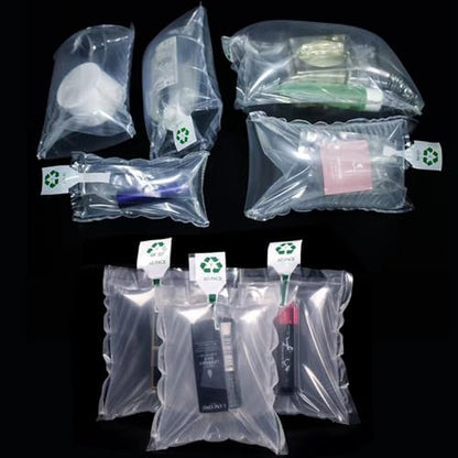 Miupoo Packaging Air Bags,Clear Plastic Inflatable Air Packaging Protector Bag with Free Pump Cushion,Air Cushion Blocking Packaging Bag,8x8 Inches,100 Pieces - size: 8x8×100 Inches
