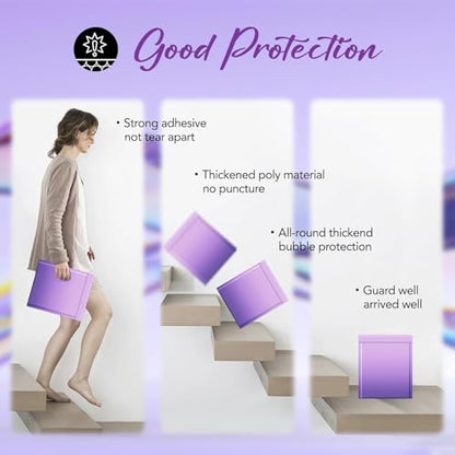 Fuxury 240Pack Thick Bubble Mailers 8.5x12”Gradient Purple Bubble Envelopes - color: Gradient Purple, size: 8.5x12" 240PC