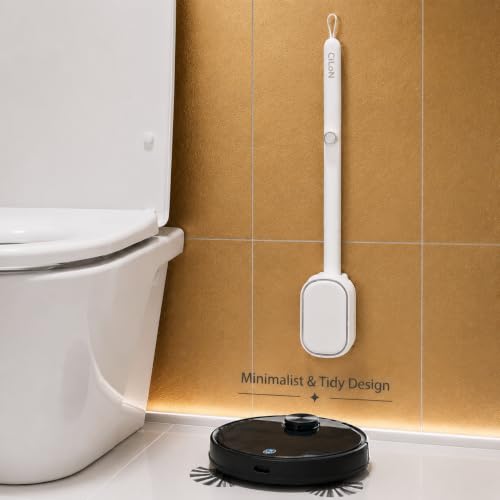 CiLoN Disposable Toilet Brush, Toilet Wand Cleaning System, Bowl Scrubber