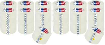 3" Heavy Duty Packing Tape, 12 Rolls, Clear, 3" Core, Total 660Y, Clear, 2.2 mil, 3 inch x 55 Yards, Refill for Packaging and Shipping(3 in Width) (Pack of 2) - size: 3 inches x 1980 inches x 2.2 mils (Pack of 2)