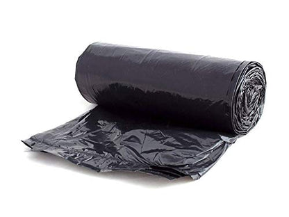 Aluf Plastics T-Tough Roll Pack Low Density Repro Blend Star Seal Coreless Rolls Bag, 33 Gallon 2 Mil, 39" Length x 33" Width, XXH Strength, Black (Pack of 400) - color: Black, style: 33 Gal, 1.5 Mil, 400 Count