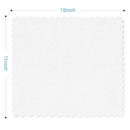 Orighty Microfiber Cleaning Cloth 5 Pack, White Cleaning Rags 12x11 inch - color: White, size: 5 Pack