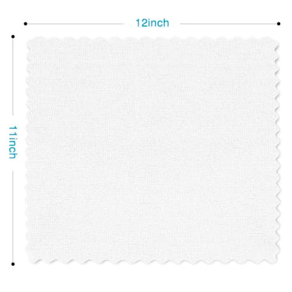 Orighty Microfiber Cleaning Cloth 5 Pack, White Cleaning Rags 12x11 inch - color: White, size: 5 Pack