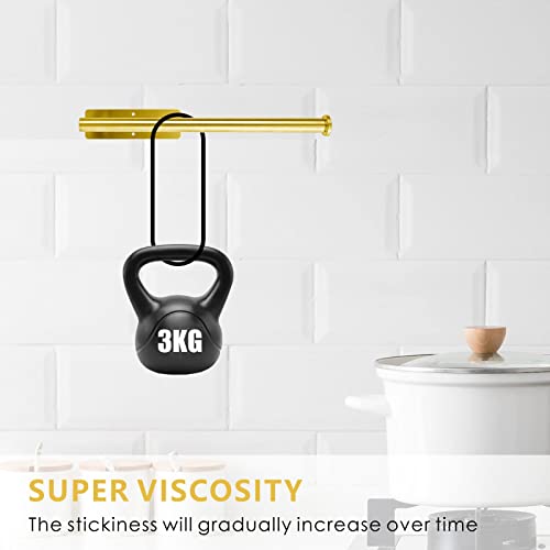 Paper Towel Holder - Eolax Under Cabinet Paper Towel Bar for Kitchen, Wall Mount Self Adhesive or Drilling Paper Towel Rack, 304 Stainless Steel (Gold) - color: Gold