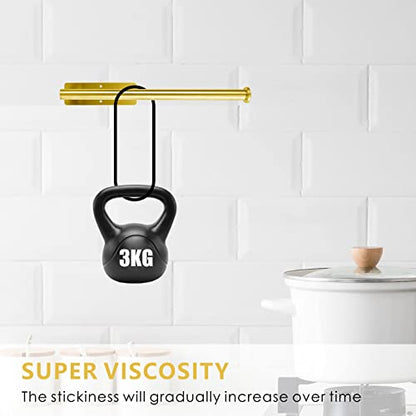 Paper Towel Holder - Eolax Under Cabinet Paper Towel Bar for Kitchen, Wall Mount Self Adhesive or Drilling Paper Towel Rack, 304 Stainless Steel (Gold) - color: Gold