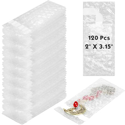 Perkoop Bubble Bags Double Bubble Pouches, 2 x 3.15 Inch, 120 Pcs - size: 2 x 3.15 Inch