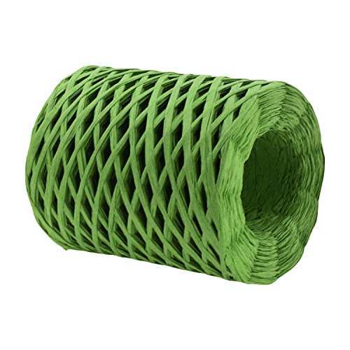 Mandala Crafts Dark Green Paper Raffia Ribbon for Gift Wrapping Crafts - color: Dark Green, size: 1/4 Inch 100 Yards Raffia Ribbon