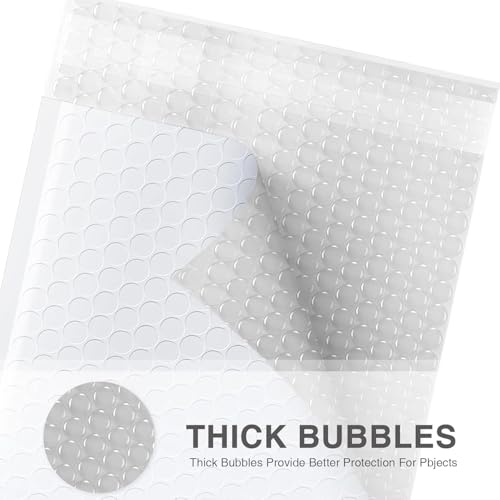 Metronic 1000 Pack Bubble Mailer 6x10 Inch White,Usable Size 6x9" Waterproof Padded Envelopes,Self-Seal Modern Bubble Mailers Cushioning for Shipping,Jewelry Makeup Supplies, Packaging Bulk - color: White, size: 6x10" 1000 pc