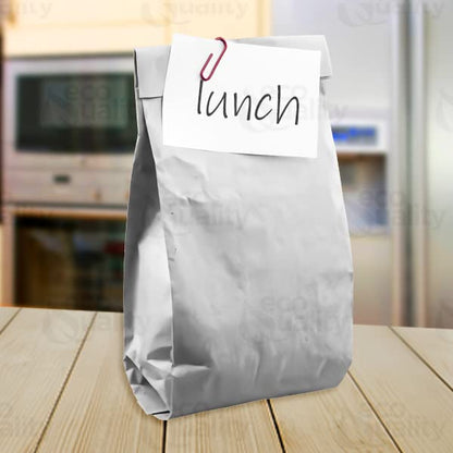 EcoQuality Kraft Paper Bags - Medium 3LB Capacity, Ideal for Lunch, Bakery, Candy, Grocery, Craft Use - 2000 Count (#3)