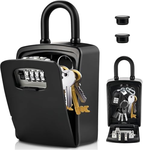 XXL Large Key Lock Box, 5.5"x4.1"x2.1", Upgraped Material