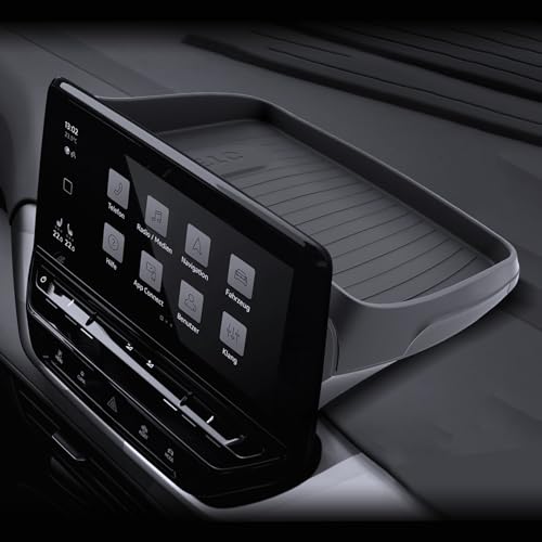 for Audi Q5 Dashboard Console Organizer 2021-2025 Audi Q5/Q5L/A5/S5 & 2020-2025 Audi A4L/A4/S4 Accessories Behind Screen Organizer Storage Box Console Dash Tray - size: for 2020-2025 VW ID.4 & Audi A4 A4L S4
