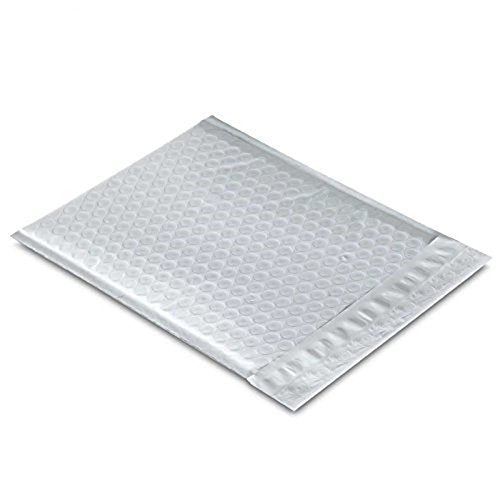 SALES4LESS #2 Poly Bubble Mailers 8.5x12 Inches Shipping Padded Envelopes Self Seal Waterproof Cushioned Mailer 10 Pack, PBMVR_8.5X12-10,White - size: #2 8.5X12