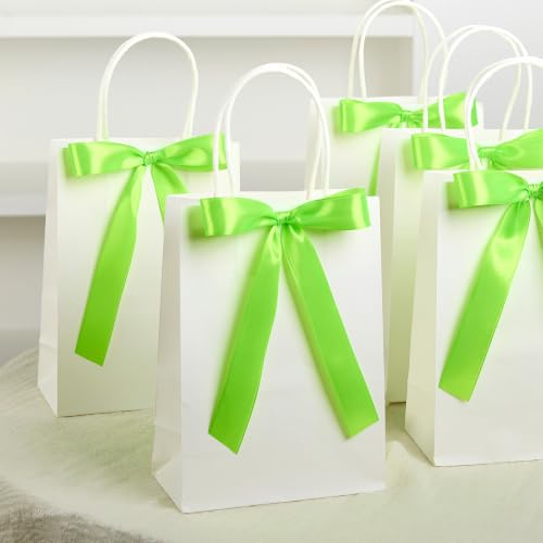Apple Green Satin Ribbon 1 Inch x 100 Yards - color: Apple Green