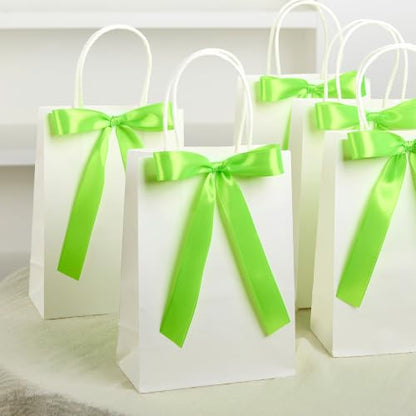 Apple Green Satin Ribbon 1 Inch x 100 Yards - color: Apple Green