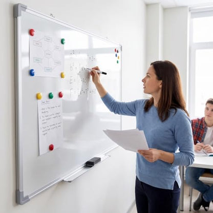 Tinlade 4 Pack Magnetic Dry Erase White Board,36 x 24 in Wall Mounted