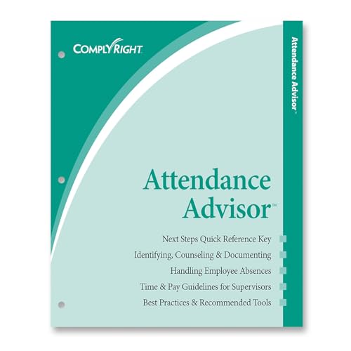 ComplyRight 2027 Attendance Calendar Kit, White, Pack of 25 - size: 25 Pack, style: Attendance Calendar Kit