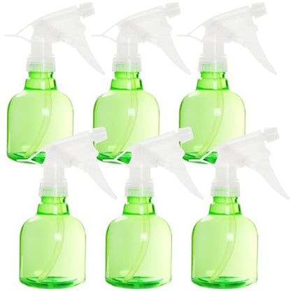 Youngever 6 Pack 12 Ounce Empty Plastic Spray Bottles (Green) - color: Green